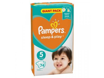 Подгузники Pampers Sleep & Play, 11-16/18 кг 5 размер, 74 шт. 1-00061351_9