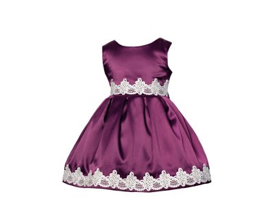 Платье Dress Deluxe детское, атласное с кружевом 1-00235245_1