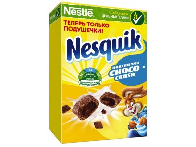 Подушечки Nestle Nesquik с шоколадной начинкой 220 г 1-00237210_1