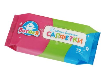 Салфетки влажные Votonia.ru детские без отдушки, 72 шт. 1-00194791_1