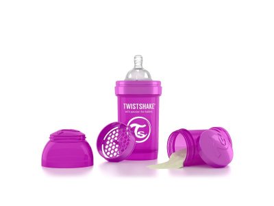Бутылочка Twistshake антиколиковая с силиконовой соской 180 мл 1-00123150_1