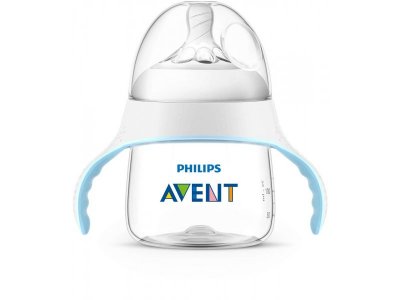 Бутылочка Philips Avent серии Natural (набор: ручки, крышка, соска) 4 мес+, 150 мл 1-00238220_2