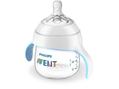 Бутылочка Philips Avent серии Natural (набор: ручки, крышка, соска) 4 мес+, 150 мл 1-00238220_4