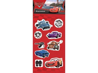 Наклейки Action! объемные, Cars 17,5*9 см 1-00238434_1