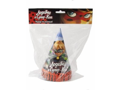 Набор бумажных колпачков ND Play Леди Баг и Супер-Кот., 6 шт. 1-00238739_1