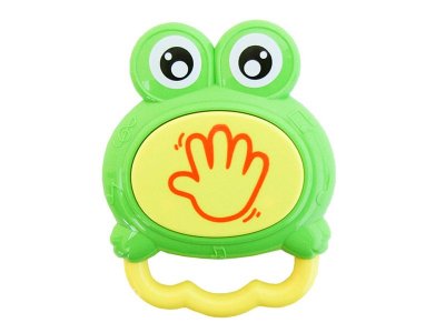 Игрушка Frog&Croc, Барабанчик для малышей, Озорной лягушонок 1-00239355_1