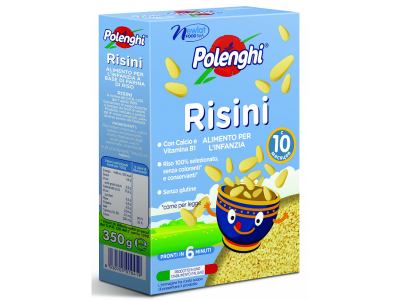 Макаронные изделия Polenghi Risini без глютена 350 г 1-00240486_1