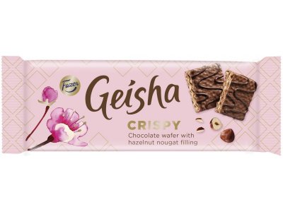Батончик Fazer, Geisha crispy шоколадный с ореховой начинкой 41 г 1-00241575_1
