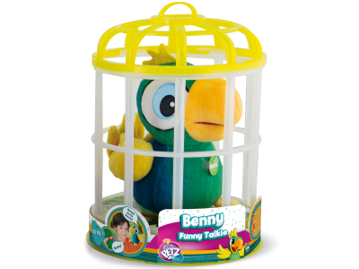 Игрушка IMC Toys Club Petz Funny Попугай Benny интерактивный, повторяет слова, шевелит клювом 1-00236770_3