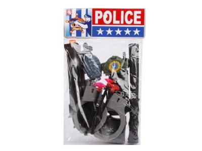 Набор Наша игрушка, Полиция (Пистолет, стрелы с присосками 3 шт., наручники, ключи, дубинка, рация, 1-00241580_2