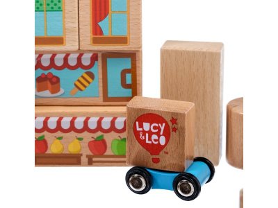 Игрушка из дерева Lucy&Leo, Кубики средний набор, 25 шт. 1-00241606_3