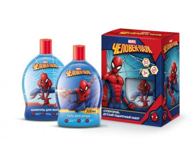 Набор подарочный Marvel, Человек-паук Супергерой (шампунь 300 мл + гель для душа 300 мл) 1-00242423_1