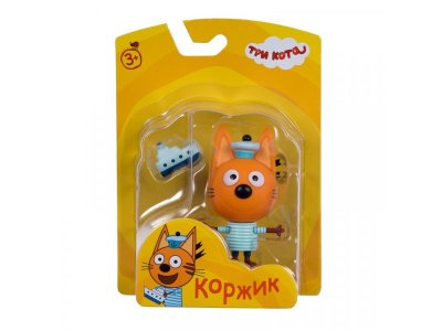 Фигурка Три кота Коржик, подвижные ножки и ручки, с аксессуаром, 7,6 см 1-00242520_5