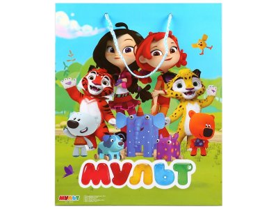 Пакет подарочный Играем вместе, Мульт 26*32*14 см 1-00242546_2