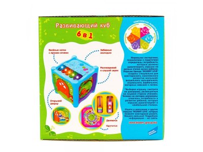 Игрушка Dream Makers развивающая Куб 6 в 1 1-00242615_5