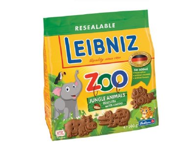 Печенье Bahlsen, Leibniz детское Zoo Jungle animals 100 г 1-00242742_1