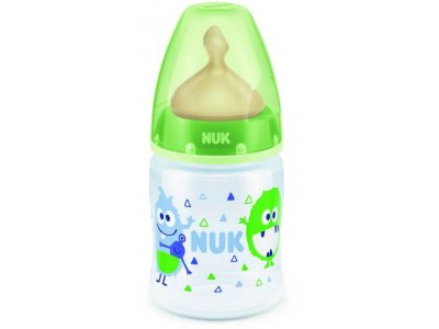 Бутылочка Nuk, First Choice Plus пластиковая 150 мл. с латексной соской р. 1 1-00134658_1