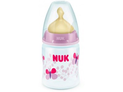 Бутылочка Nuk, First Choice Plus пластиковая 150 мл. с латексной соской р. 1 1-00134658_3