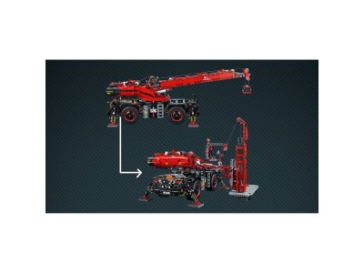 Конструктор Lego Technic, Подъёмный кран для пересечённой местности 1-00243227_18