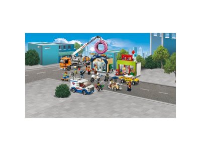 Конструктор Lego City, Открытие магазина по продаже пончиков 1-00243236_17