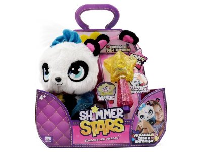 Мягкая игрушка Shimmer Stars, Плюшевая панда 20 см 1-00243252_1