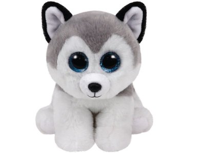 Мягкая игрушка TY, Баф Хаски серый 15 см 1-00243259_1