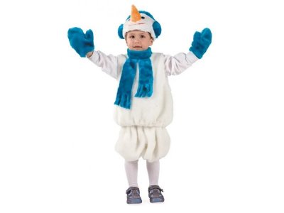 Костюм карнавальный Батик, Снеговик (мех) 1-00244205_1