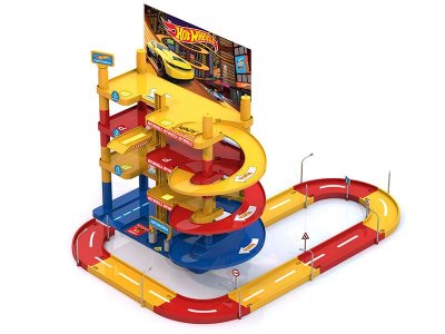 Набор игровой Нордпласт Парковка Хот Вилс с дорогой 1-00244634_1