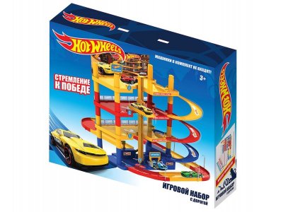 Набор игровой Нордпласт Парковка Хот Вилс с дорогой 1-00244634_2