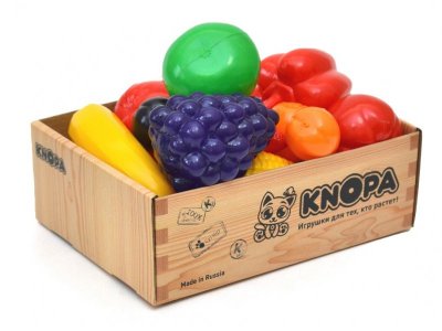 Набор игровой Knopa Большой ящик Фрукты-овощи 1-00244947_1