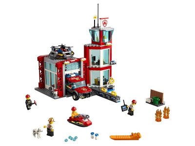 Конструктор Lego City, Пожарные: Пожарное депо 1-00245400_4