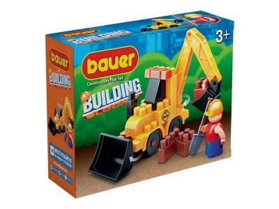 Конструктор Bauer, Стройка набор с трактором 1-00245912_1
