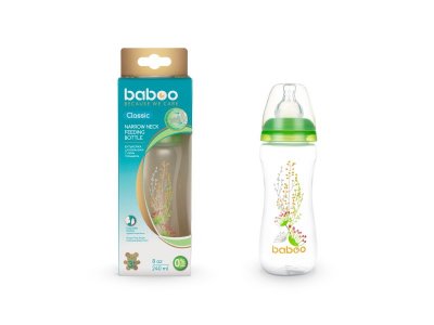 Бутылочка Baboo Summer с силиконовой соской 240 мл 3 мес+ 1-00245949_5