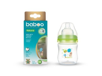 Бутылочка Baboo Baby Shower с силиконовой соской 130 мл 0 мес+ 1-00245950_5