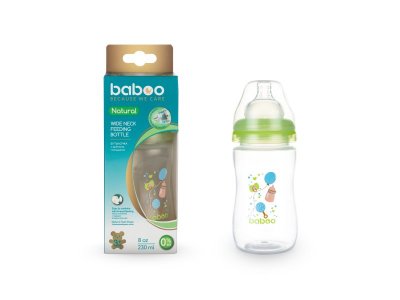 Бутылочка Baboo Baby Shower с силиконовой соской 230 мл 3 мес+ 1-00245951_5