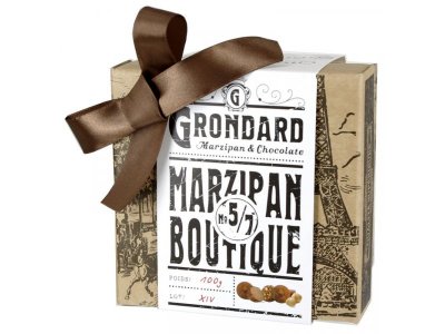 Конфеты Grondard Ассорти Рецепт № 5 и № 7 неглазированные из марципана с тертым фундуком, 100 г 1-00247351_1