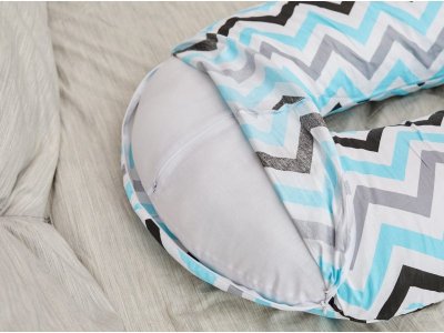 Наволочка Mama Relax для подушки для беременных, U340 Нежные зигзаги 1-00247522_2