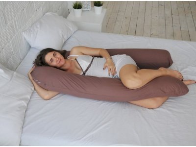 Наволочка Mama Relax для подушки для беременных, U340 Мокко 1-00247525_1