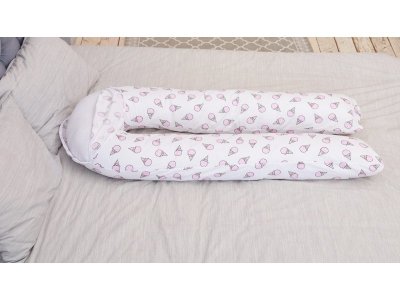 Наволочка Mama Relax для подушки для беременных, U340 Мороженное розовое 1-00247526_2