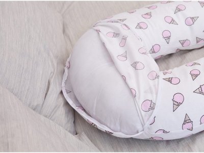 Наволочка Mama Relax для подушки для беременных, U340 Мороженное розовое 1-00247526_3