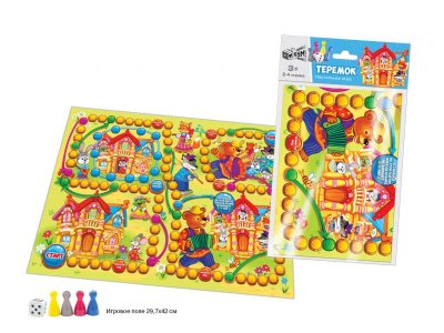 Игра настольная Русский стиль, Бродилка Теремок А3 (пакет) 1-00247711_1