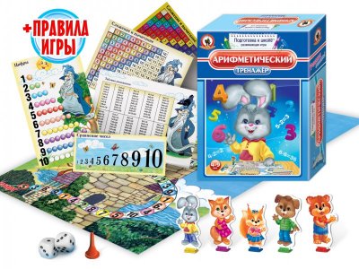 Игра настольная Русский стиль, Тренажёр. Арифметический 1-00247730_1