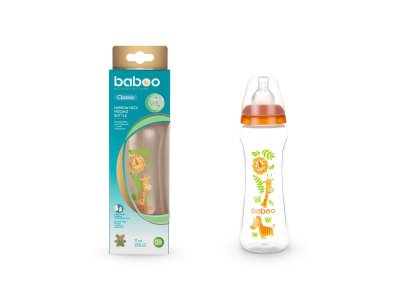 Бутылочка Baboo Safari с силиконовой соской 330 мл 3 мес.+ 1-00247749_5