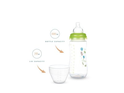 Бутылочка Baboo Baby Shower с силиконовой соской 330 мл 3 мес.+ 1-00247753_3