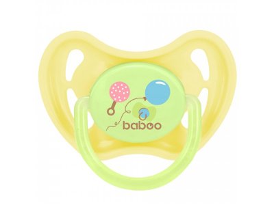 Пустышка Baboo Baby Shower латексная круглая 0 мес.+ 1-00247793_1