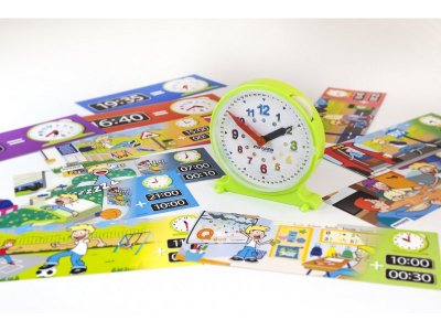 Набор Miniland обучающий, Часы Activity Clock в чемоданчике 1-00246747_2