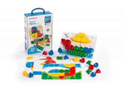 Мозаика Miniland, Гигант 39 мм Superpegs Mini 1-00246750_1