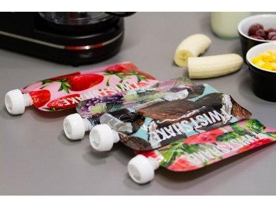 Набор Twistshake Squeeze Bag многоразовых пакетов для детского питания 100 мл, 5 шт. 1-00248083_4