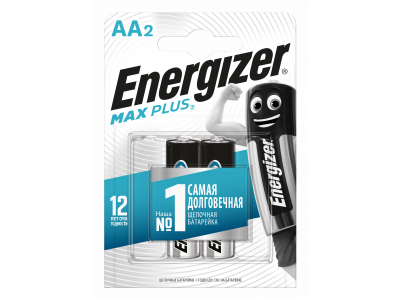 Батарейки алкалиновые Energizer Max Plus AA 2 шт. 1-00248230_1
