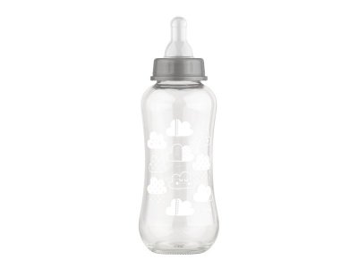 Бутылочка Lubby с молочной соской, стекло 250 мл 1-00248416_2